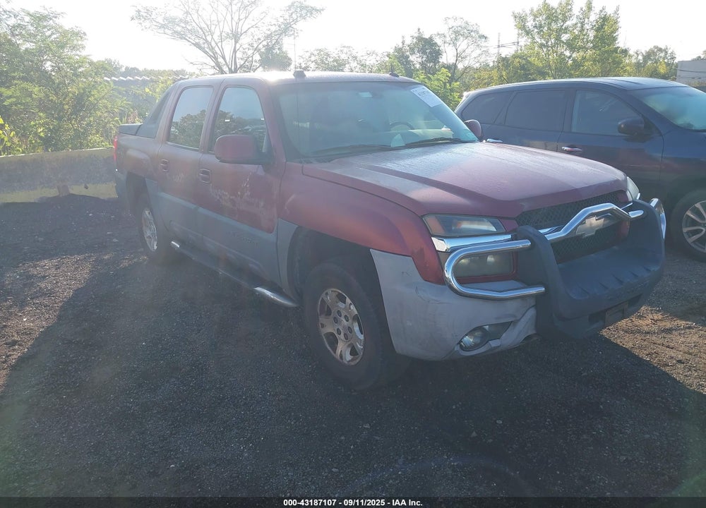 2004 CHEVROLET AVALANCHE K1500 VIN: 3GNEK12T04G288785