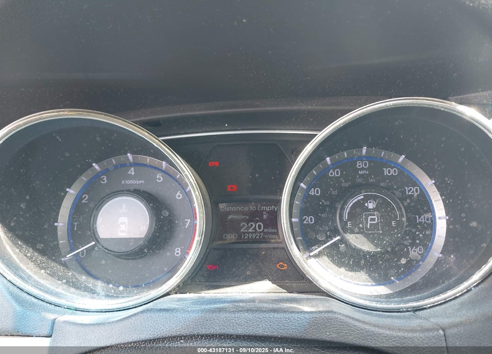 2011 HYUNDAI SONATA VIN: 5NPEB4AC8BH225241