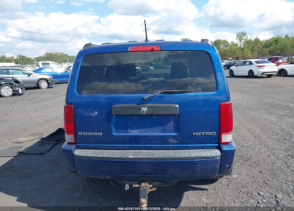 2009 DODGE NITRO SE VIN: 1D8GU28KX9W513580