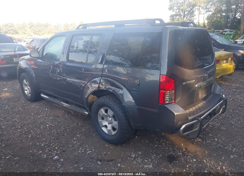 2012 NISSAN PATHFINDER VIN: 5N1AR1NB7CC621163