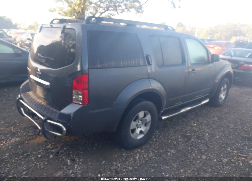 2012 NISSAN PATHFINDER VIN: 5N1AR1NB7CC621163