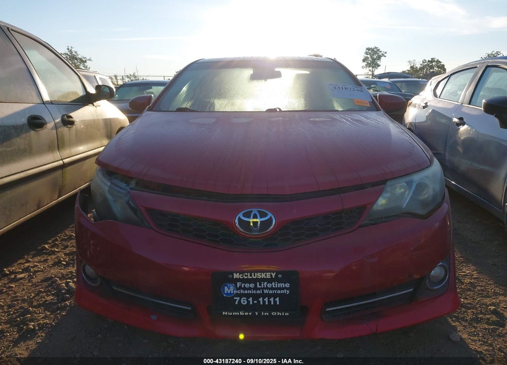 2012 TOYOTA CAMRY SE VIN: 4T1BF1FK9CU627519