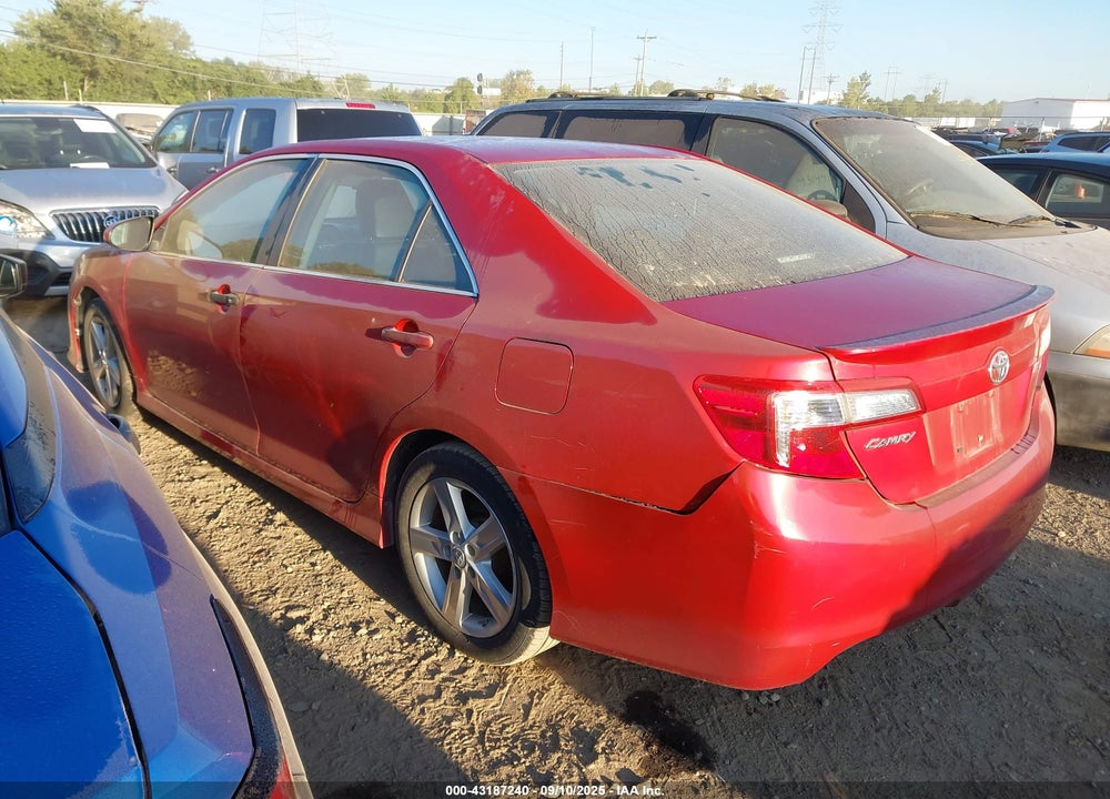 2012 TOYOTA CAMRY SE VIN: 4T1BF1FK9CU627519