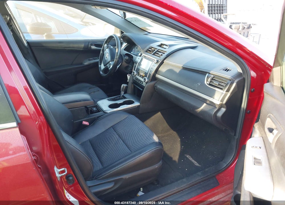 2012 TOYOTA CAMRY SE VIN: 4T1BF1FK9CU627519