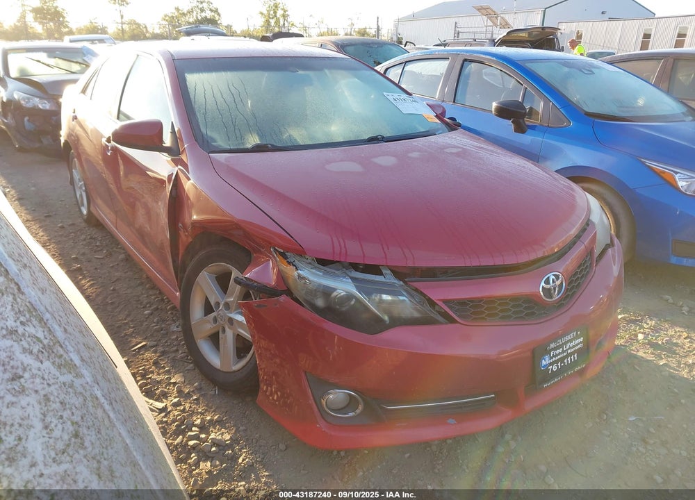 2012 TOYOTA CAMRY SE VIN: 4T1BF1FK9CU627519