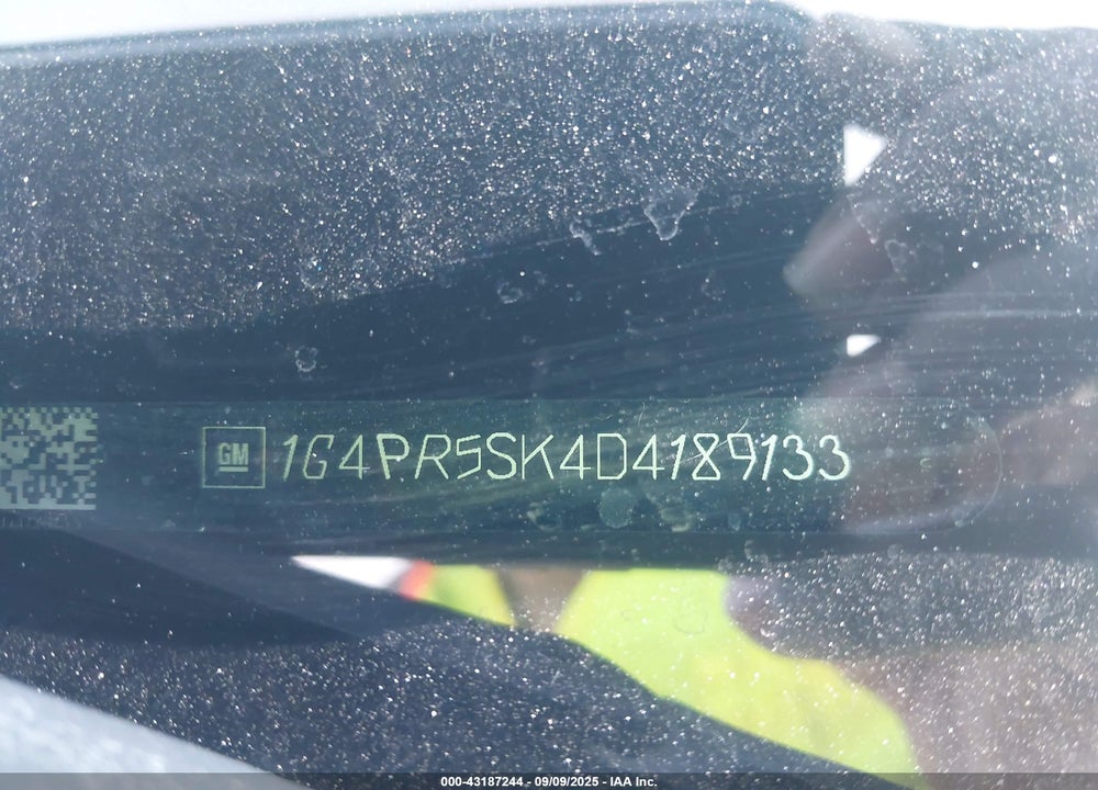 2013 BUICK VERANO VIN: 1G4PR5SK4D4189133