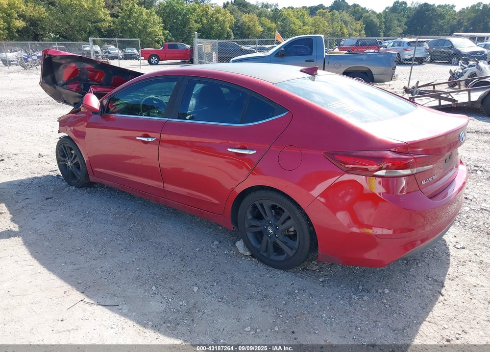 2017 HYUNDAI ELANTRA LIMITED VIN: 5NPD84LF2HH021156