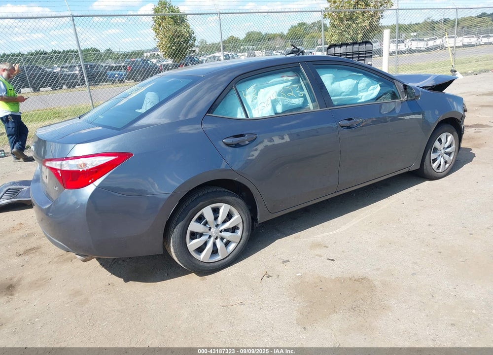 2016 TOYOTA COROLLA VIN: 2T1BURHE2GC738836