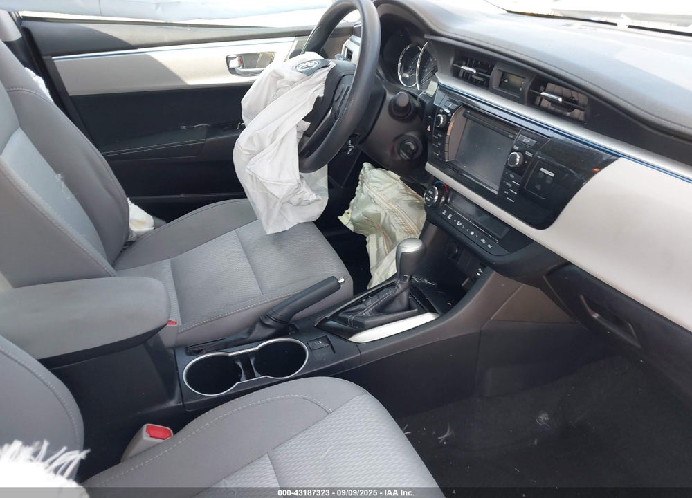 2016 TOYOTA COROLLA VIN: 2T1BURHE2GC738836