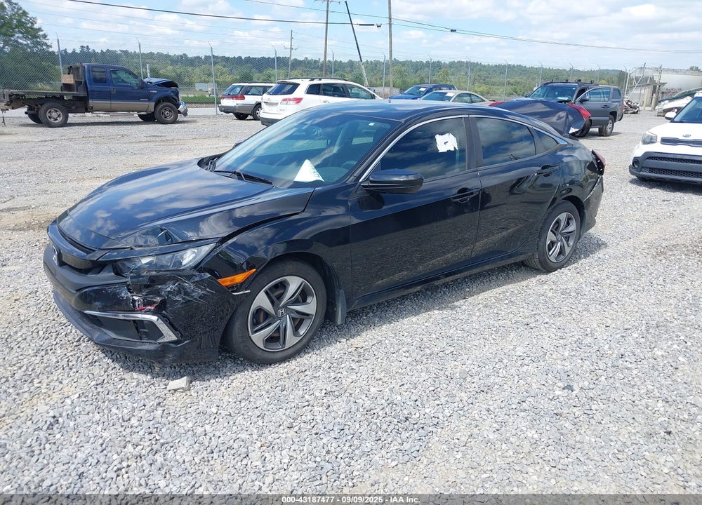 2019 HONDA CIVIC LX VIN: 2HGFC2F6XKH569253