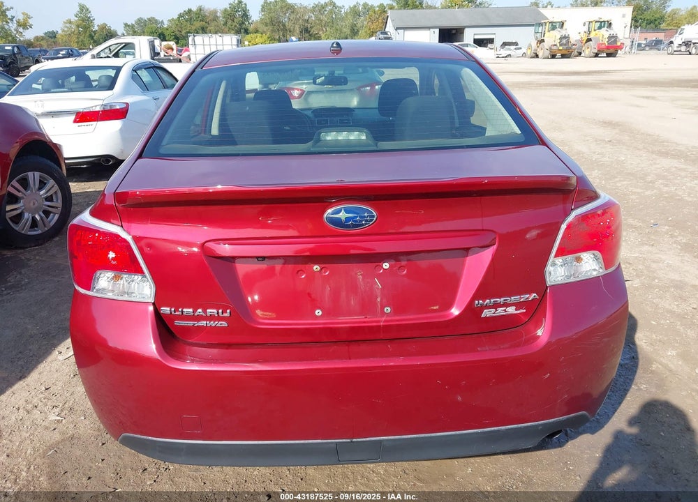 2015 SUBARU IMPREZA VIN: JF1GJAA65FH025173