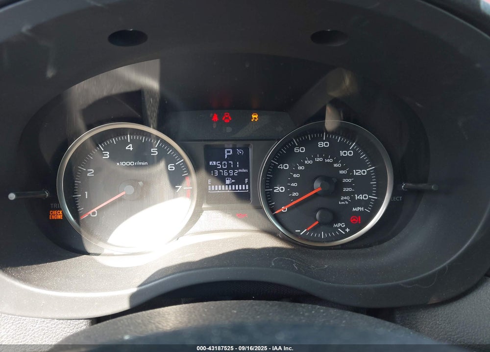 2015 SUBARU IMPREZA VIN: JF1GJAA65FH025173