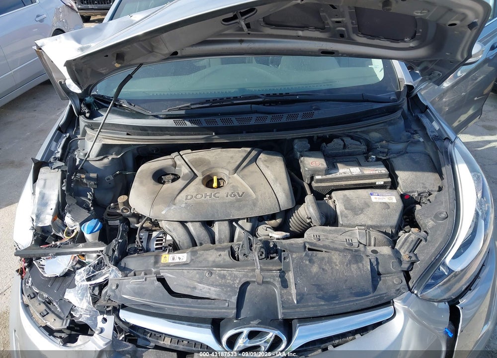 2016 HYUNDAI ELANTRA VIN: KMHDH4AE7GU486929
