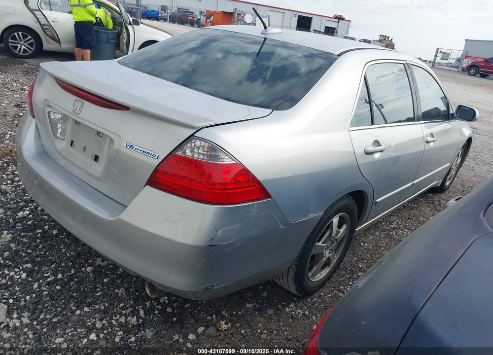 2006 HONDA ACCORD HYBRID VIN: JHMCN36436C001529