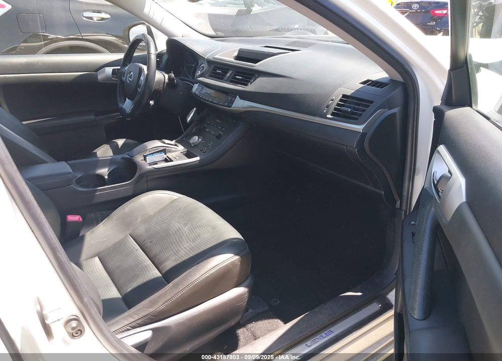2012 LEXUS CT 200H VIN: JTHKD5BH0C2116545