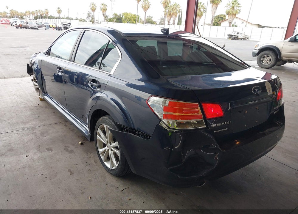2014 SUBARU LEGACY VIN: 4S3BMBC66E3003452
