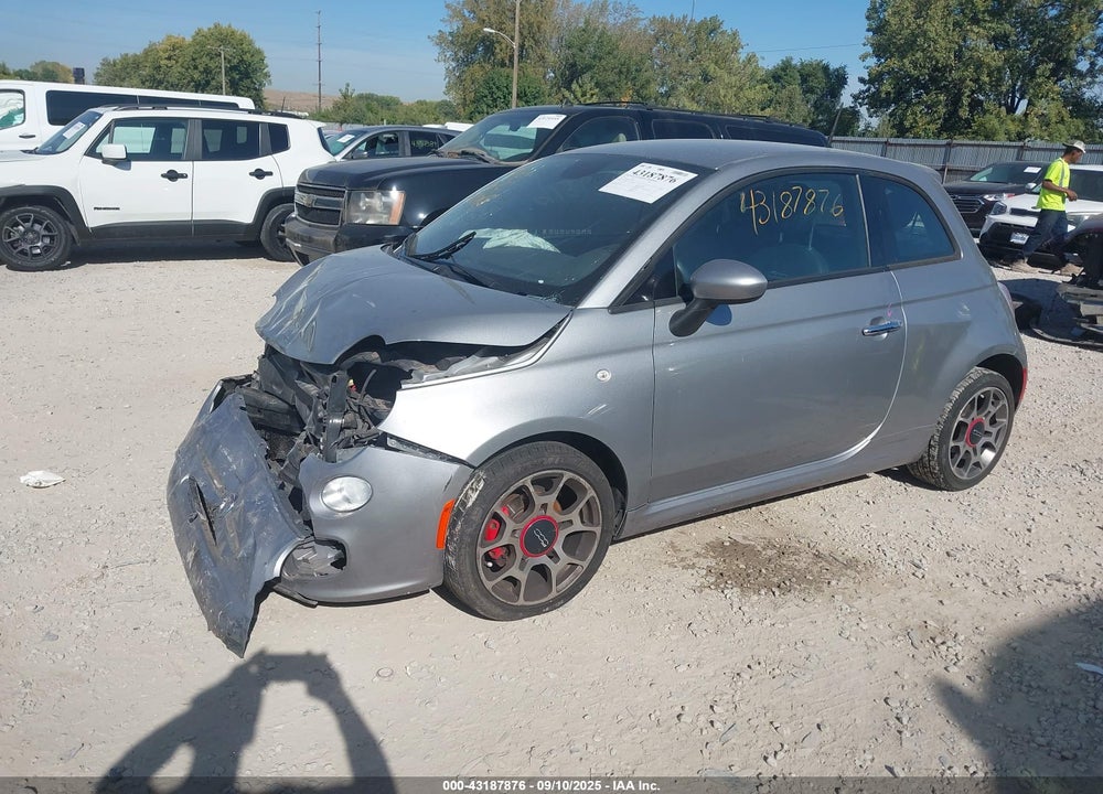 2015 FIAT 500 VIN: 3C3CFFBR6FT576329