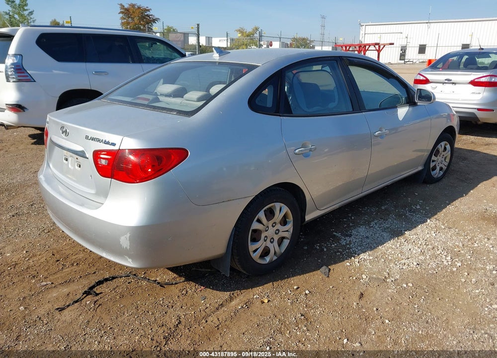 2010 HYUNDAI ELANTRA BLUE VIN: KMHDU4AD6AU167189