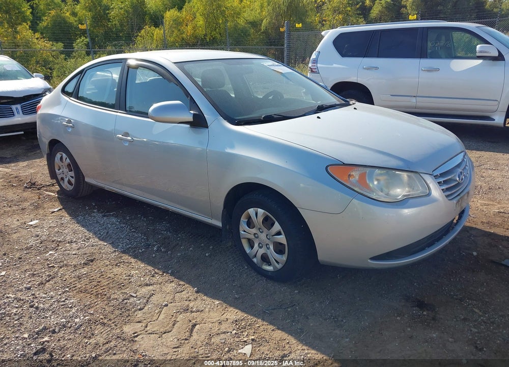 2010 HYUNDAI ELANTRA BLUE VIN: KMHDU4AD6AU167189
