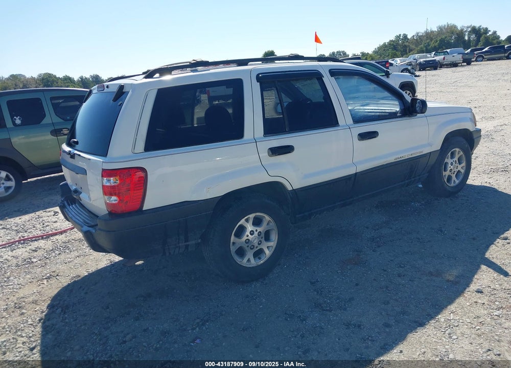 2000 JEEP GRAND CHEROKEE LAREDO VIN: 1J4G248S5YC160787