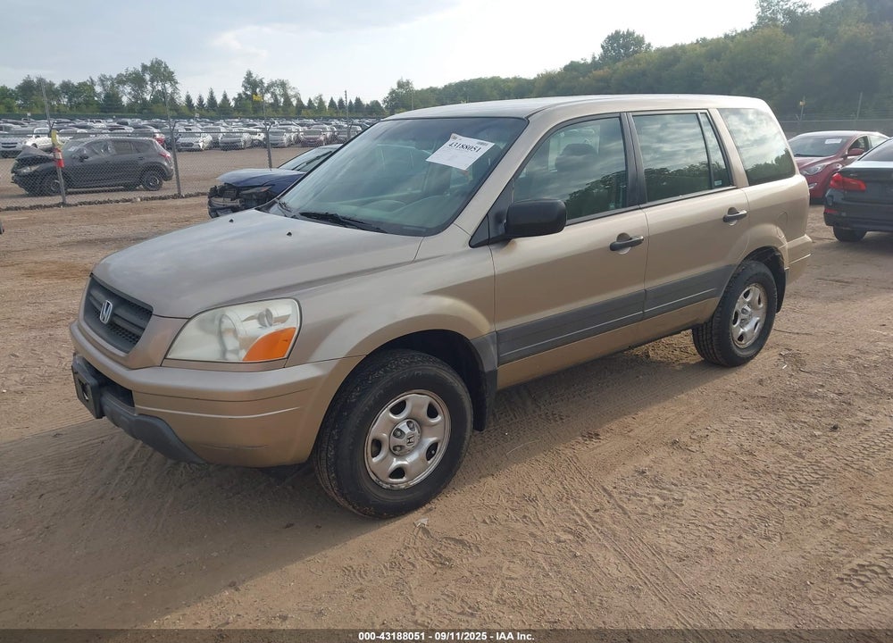 2005 HONDA PILOT LX VIN: 2HKYF18115H562424