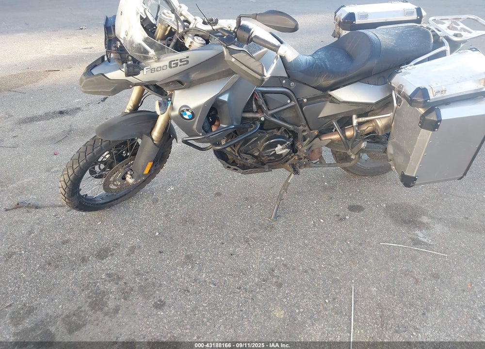 2012 BMW F800 GS VIN: WB1022906CZU04443