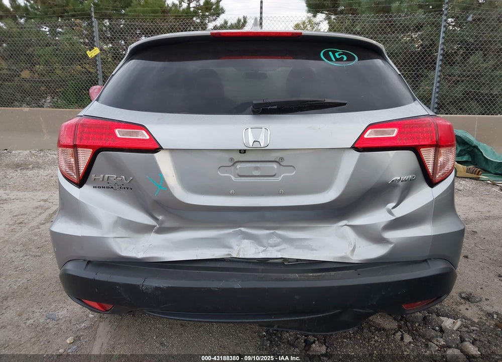 2017 HONDA HR-V VIN: 3CZRU6H54HG705500