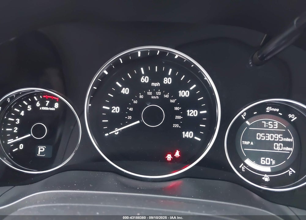 2017 HONDA HR-V VIN: 3CZRU6H54HG705500