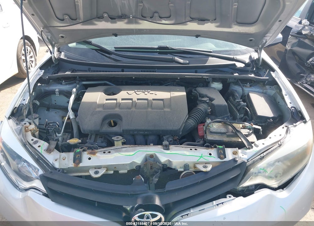 2014 TOYOTA COROLLA VIN: 2T1BURHE1EC196349