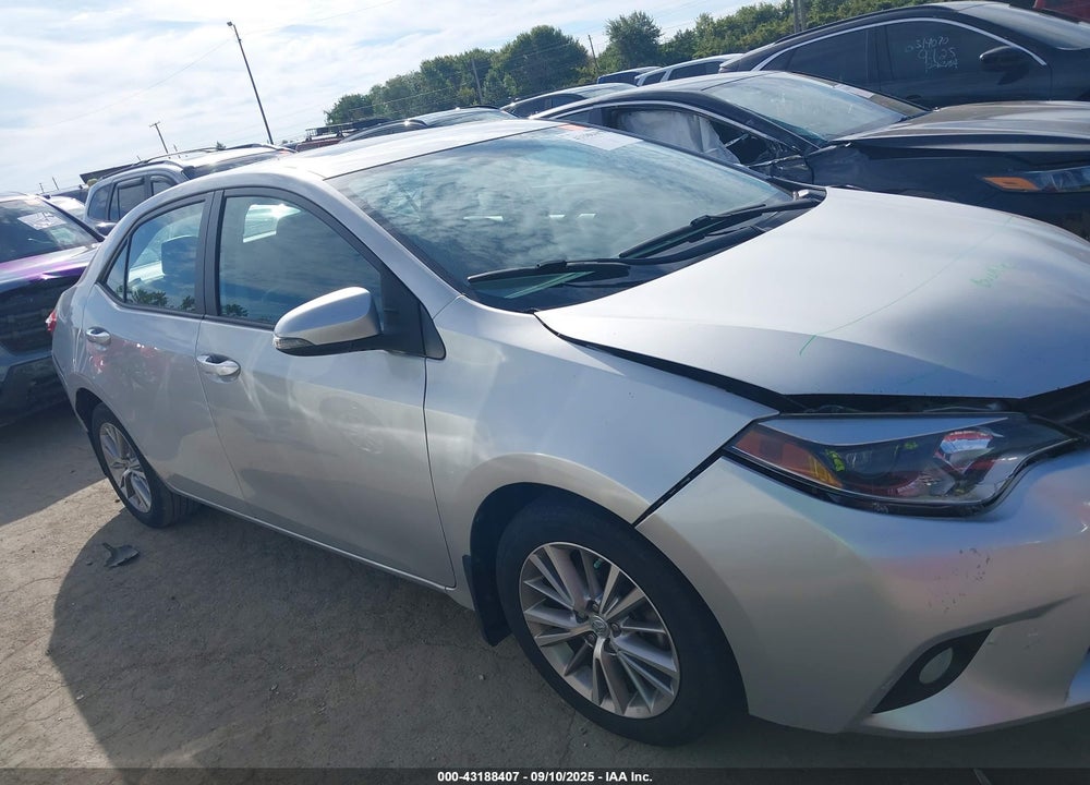 2014 TOYOTA COROLLA VIN: 2T1BURHE1EC196349