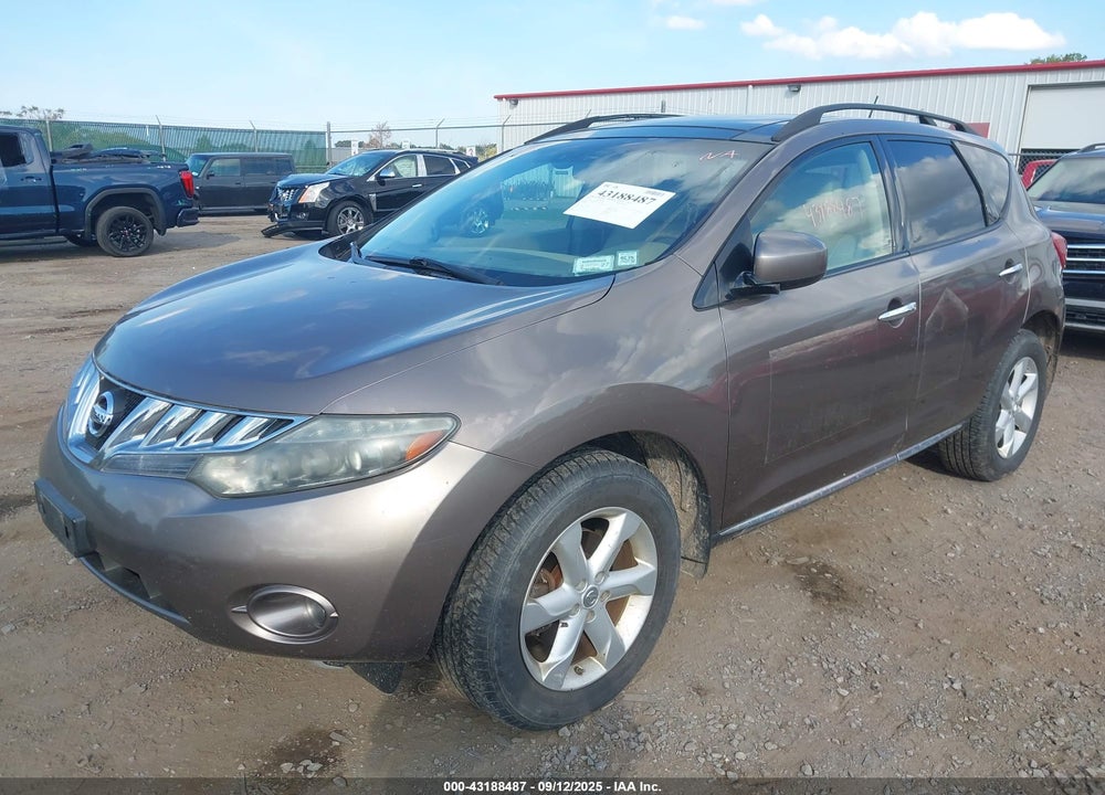 2010 NISSAN MURANO VIN: JN8AZ1MW5AW108535