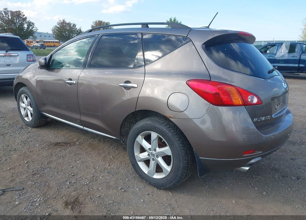 2010 NISSAN MURANO VIN: JN8AZ1MW5AW108535