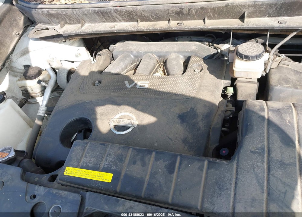 2011 NISSAN MURANO VIN: JN8AZ1MW4BW172423