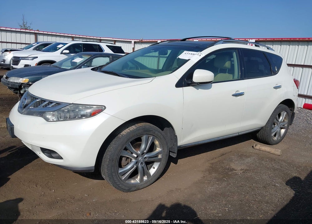 2011 NISSAN MURANO VIN: JN8AZ1MW4BW172423