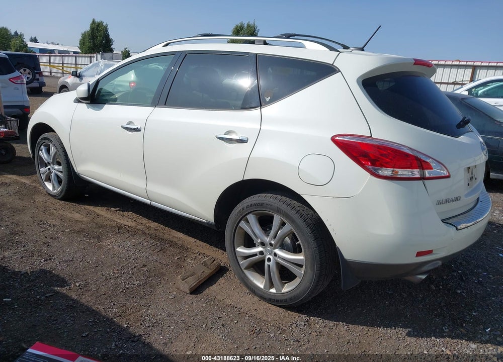 2011 NISSAN MURANO VIN: JN8AZ1MW4BW172423