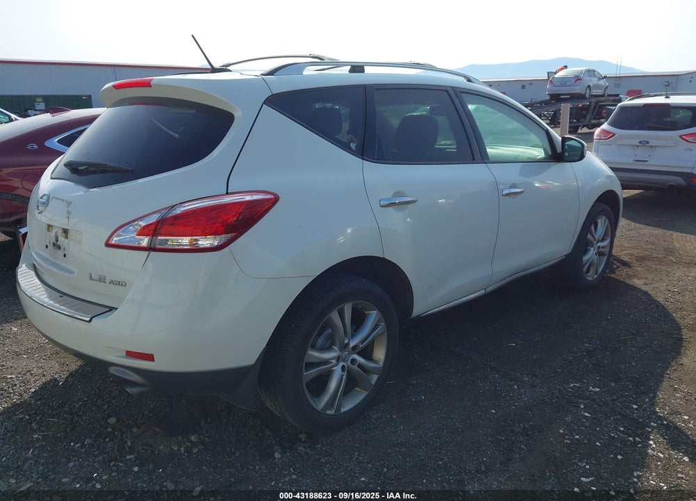 2011 NISSAN MURANO VIN: JN8AZ1MW4BW172423