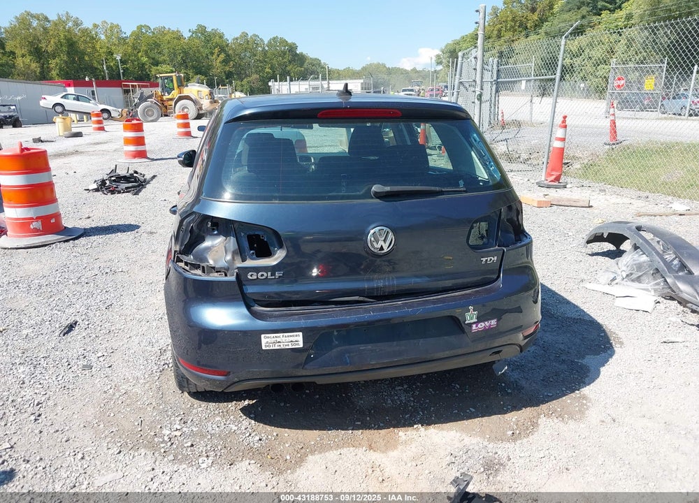 2012 VOLKSWAGEN GOLF VIN: WVWDM7AJ1CW340734
