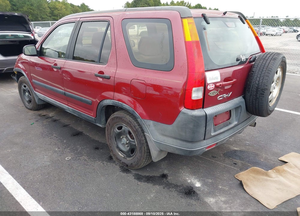 2002 HONDA CR-V LX VIN: JHLRD68422C012807