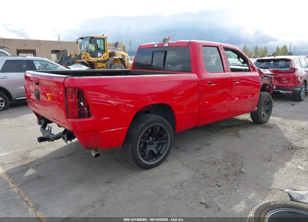 2022 RAM 1500 BIG HORN 4X2 6'4 BOX VIN: 1C6RREBG3NN350311