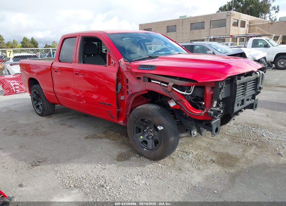 2022 RAM 1500 BIG HORN 4X2 6'4 BOX VIN: 1C6RREBG3NN350311