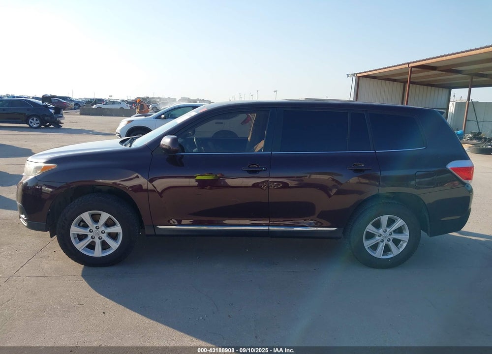 2013 TOYOTA HIGHLANDER VIN: 5TDZA3EH2DS036117