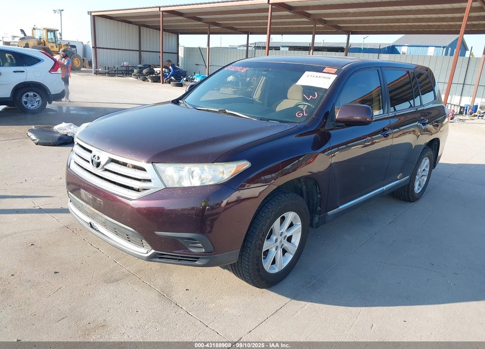 2013 TOYOTA HIGHLANDER VIN: 5TDZA3EH2DS036117