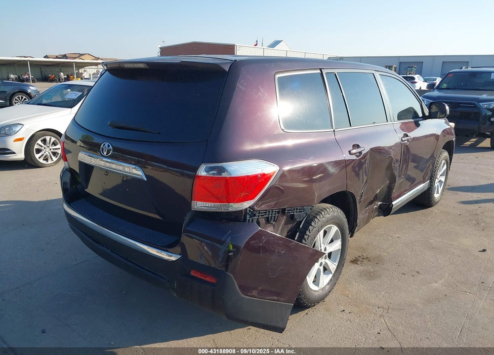 2013 TOYOTA HIGHLANDER VIN: 5TDZA3EH2DS036117