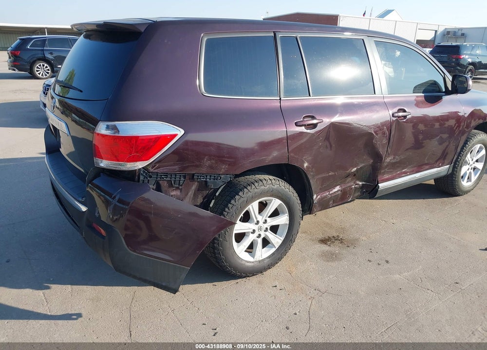 2013 TOYOTA HIGHLANDER VIN: 5TDZA3EH2DS036117
