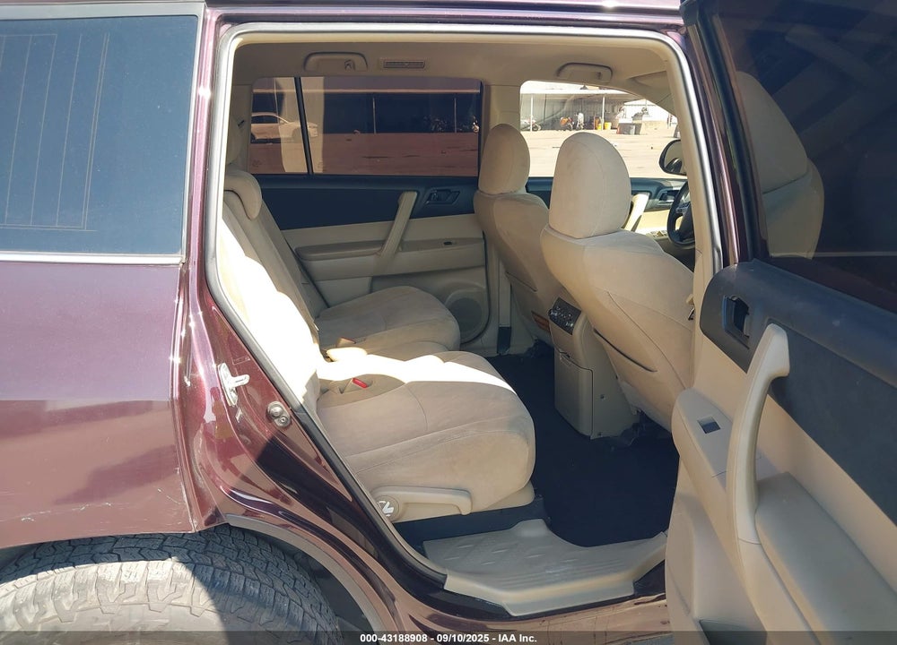 2013 TOYOTA HIGHLANDER VIN: 5TDZA3EH2DS036117