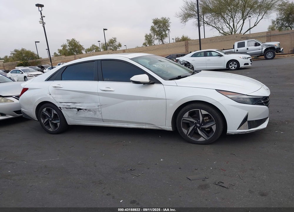 2021 HYUNDAI ELANTRA LIMITED VIN: 5NPLP4AG8MH004821