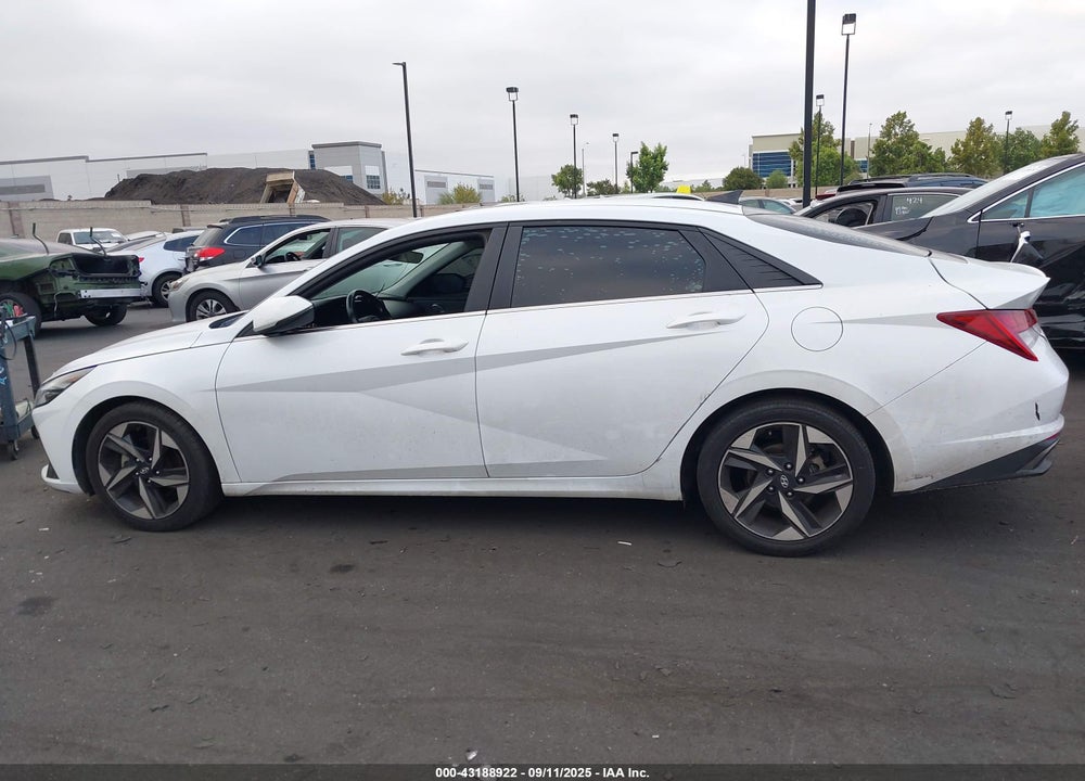 2021 HYUNDAI ELANTRA LIMITED VIN: 5NPLP4AG8MH004821