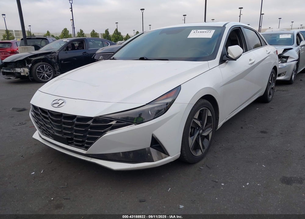 2021 HYUNDAI ELANTRA LIMITED VIN: 5NPLP4AG8MH004821