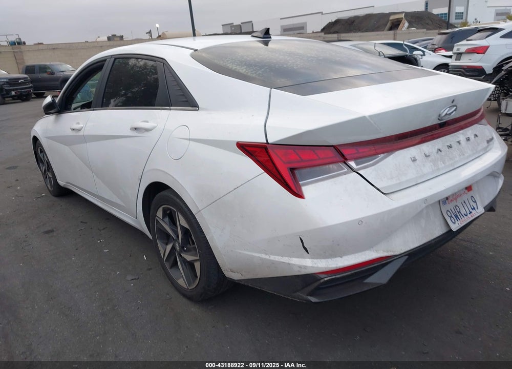 2021 HYUNDAI ELANTRA LIMITED VIN: 5NPLP4AG8MH004821
