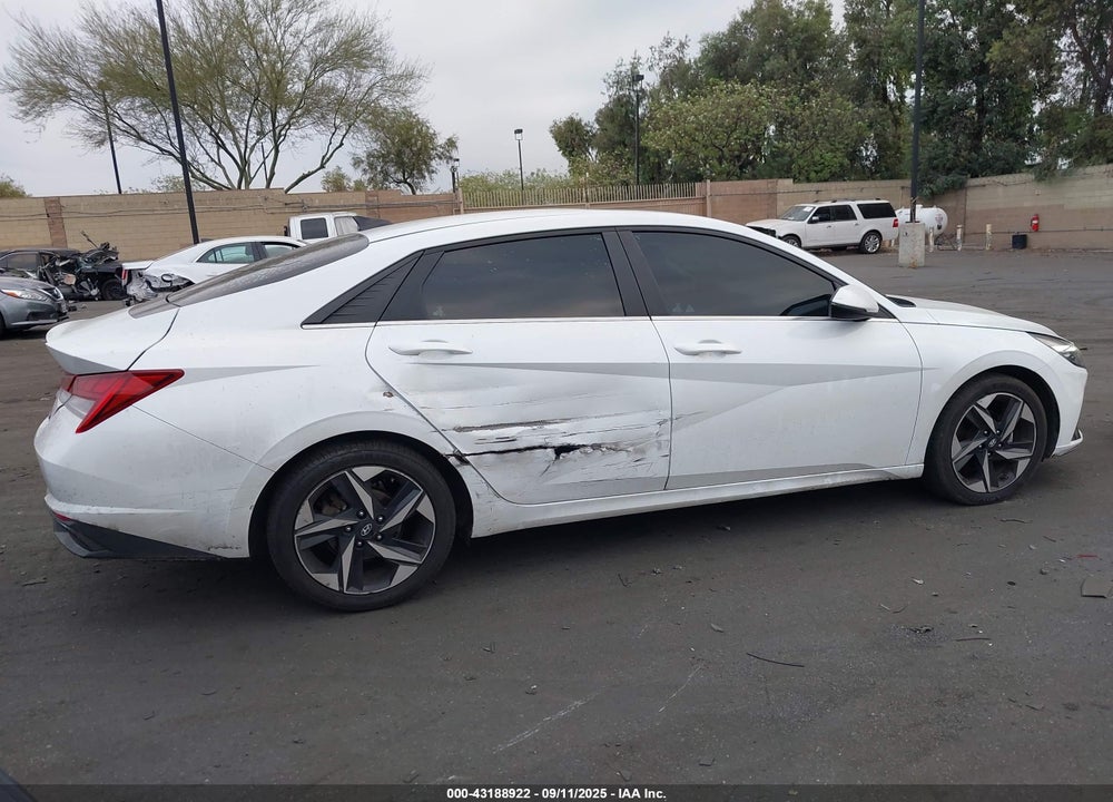 2021 HYUNDAI ELANTRA LIMITED VIN: 5NPLP4AG8MH004821